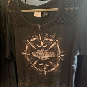 Harley-Davidson Black Graphic Women's Tee
